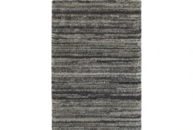 5'3"x7'5" Rug-Beverly Shag Stripe Grey