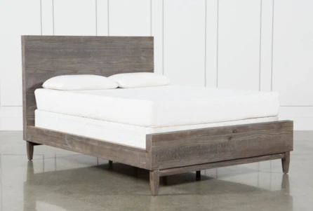 Ashton Queen Platform Bed Living Spaces, Can You Put A Queen Size Mattress On Full Platform Bed