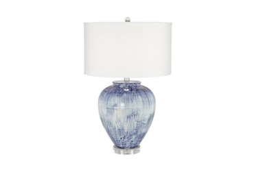 Table Lamp-Blue Wash Bulb
