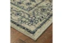 3'8"x5'4" Rug-Acanthus Traditional Grey/Navy - Detail