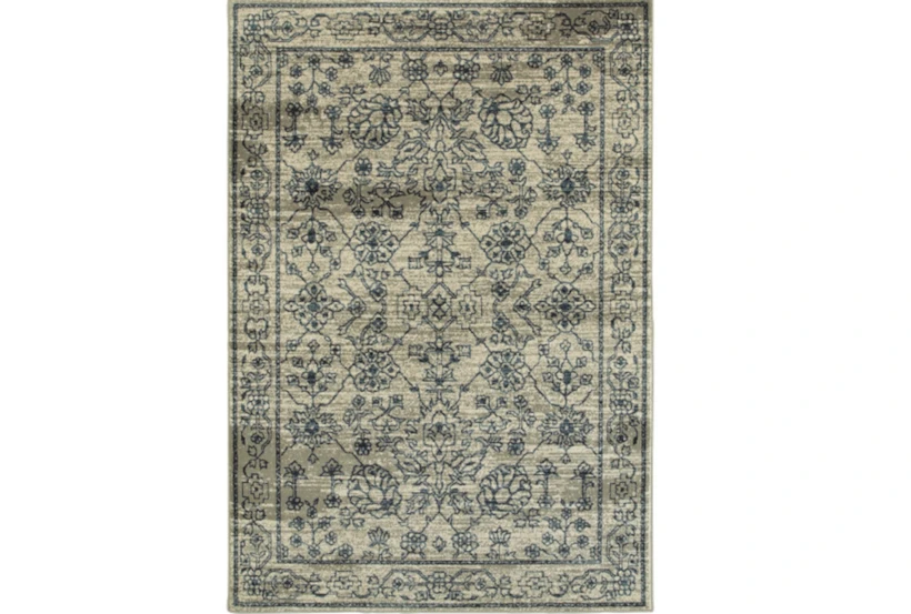 6'6"x9'5" Rug-Acanthus Traditional Grey/Navy - 360