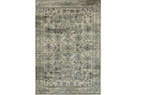 7'8"x10'8" Rug-Acanthus Traditional Grey/Navy