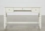 Madison White 54" Desk With USB - Side