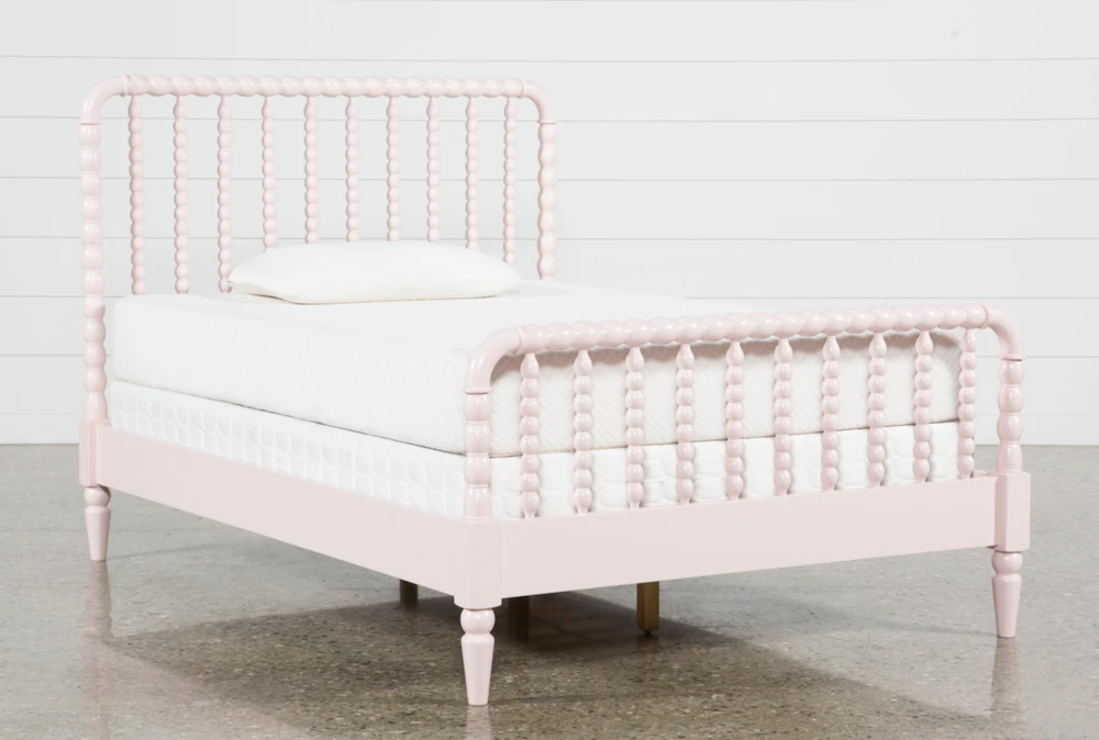 Madison Pink Full Spindle Panel Bed