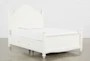 Madison White Full Poster Bed With 1 Side Storage - Signature
