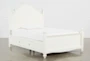 Madison White Full Poster Bed With 2 Side Storage - Signature