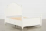 Madison White Full Poster Bed With 2 Side Storage - Right