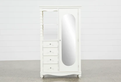 Madison White Armoire Living Spaces