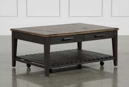 Foundry Storage Coffee Table With Wheels