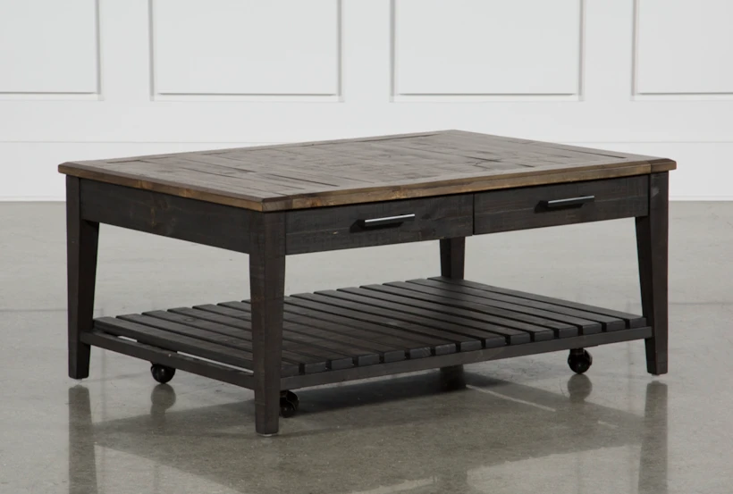 Foundry Storage Coffee Table With Wheels - 360