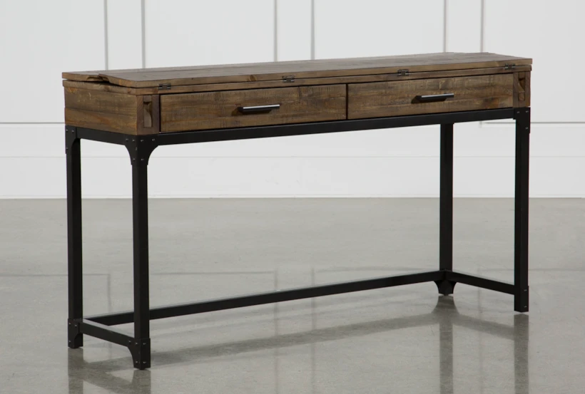 Foundry Flip-Top Console Table - 360