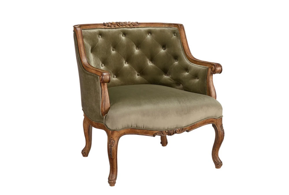 Magnolia Home Bloom Moss Accent Chair By Joanna Gaines