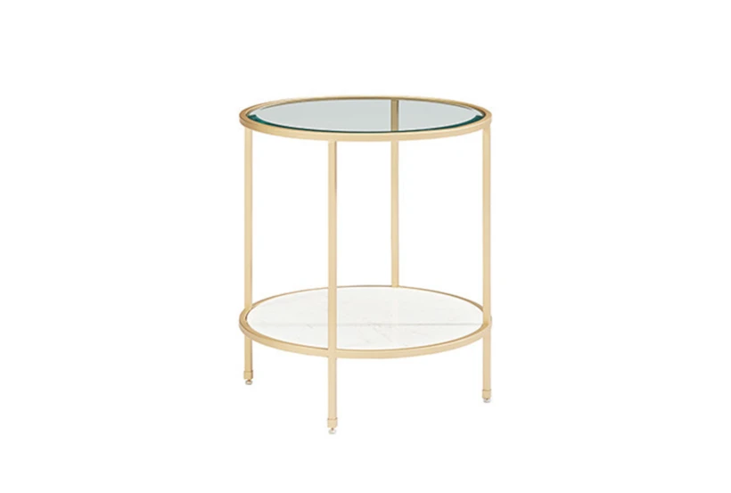 Magnolia Home Ellipse End Table By Joanna Gaines - 360