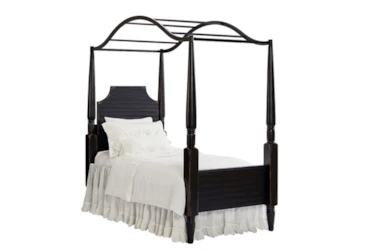 Magnolia Home Carriage Twin Canopy Bed By Joanna Gaines