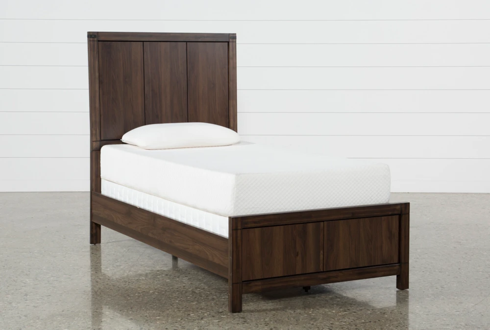 Willow Creek Twin Wood Panel Bed