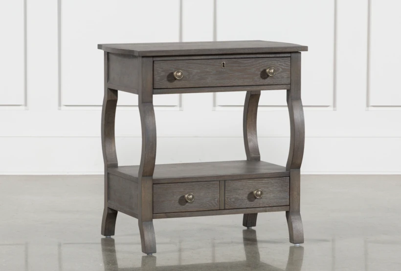 Candice II 2-Drawer 29" Nightstand With USB and Power Outlets - 360