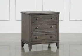 Candice II 3-Drawer 29" Nightstand With USB and Power Outlets