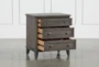 Candice II 3-Drawer 29" Nightstand With USB and Power Outlets - Side