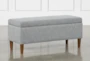 Dean Charcoal Storage Bench - Signature