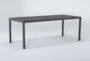 Martinique 79" Outdoor Rectangle Dining Table - Side