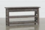 Jaxon 60" Grey Entryway Console Table   - Signature