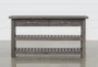Jaxon 60" Grey Entryway Console Table   - Front