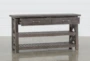Jaxon 60" Grey Entryway Console Table   - Storage