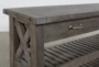 Jaxon 60" Grey Entryway Console Table   - Material