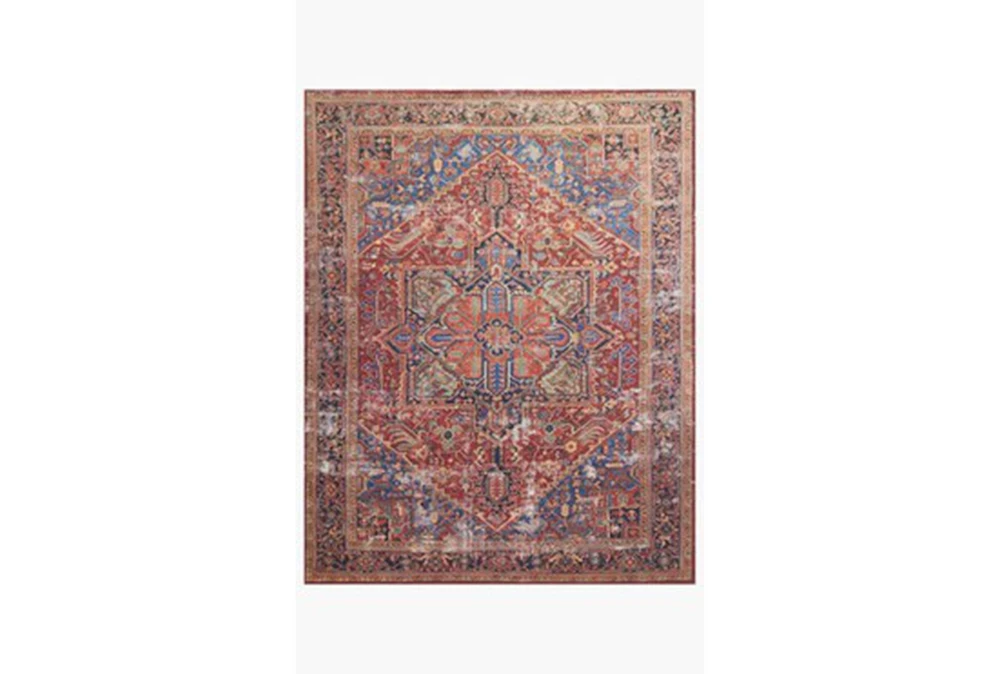 5'x7'5" Rug-Magnolia Home Lucca Red/Blue By Joanna Gaines