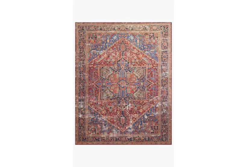 5'x7'5" Rug-Magnolia Home Lucca Red/Blue By Joanna Gaines - 360
