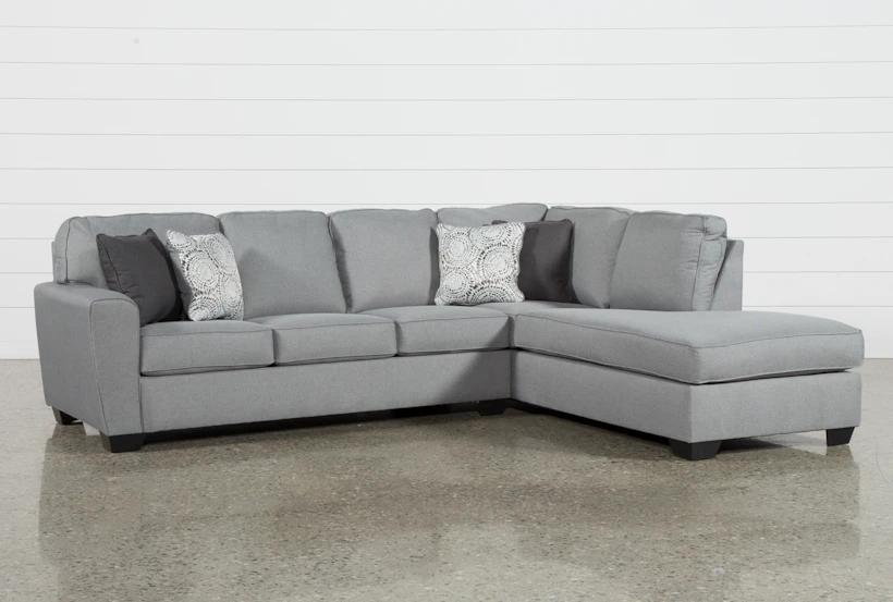 Mcdade Ash 2 Piece 114" Sectional with Right Arm Facing Corner Chaise - 360