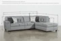 Mcdade Ash 2 Piece 114" Sectional with Right Arm Facing Corner Chaise - Dimensions Diagram