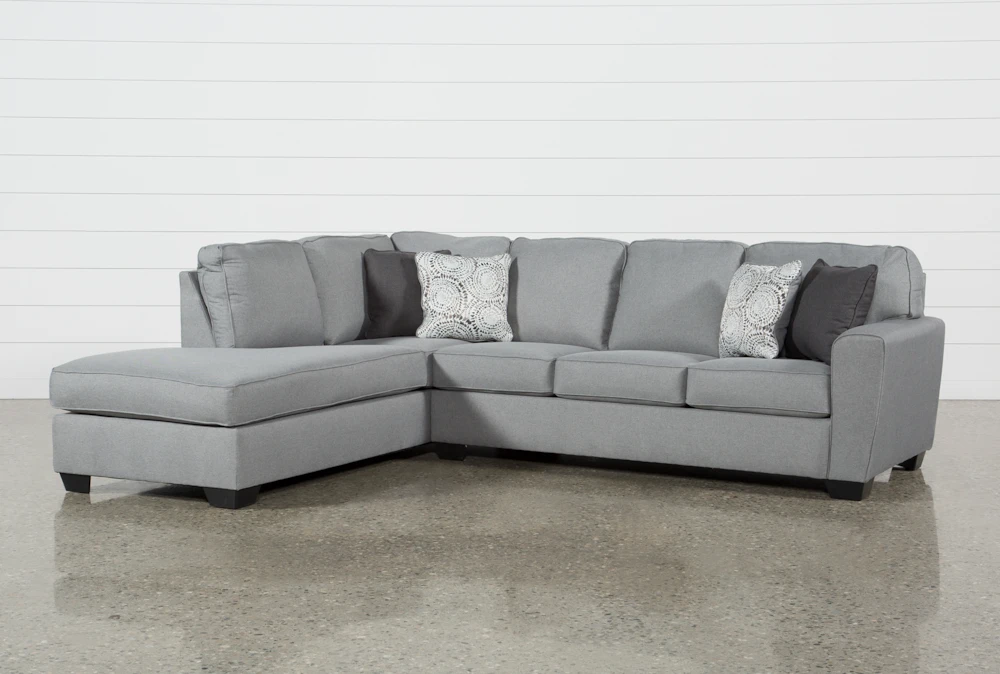 Mcdade Ash 2 Piece 114" Sectional With Left Arm Facing Armless Chaise