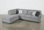 Mcdade Ash Left Arm Facing Sectional With Oversized Accent Ottoman - Detail