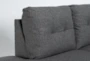 Arrowmask Charcoal 2 Piece 116" Sectional with Left Arm Facing Corner Chaise - Detail