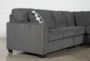 Turdur 3 Piece 116" Sectional with Left Arm Facing Loveseat - Side