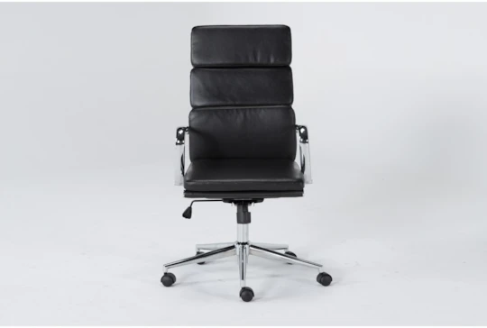 Moby Black High Back Rolling Office Chair