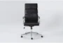 Moby Black Faux Leather High Back Rolling Office Desk Chair - Signature