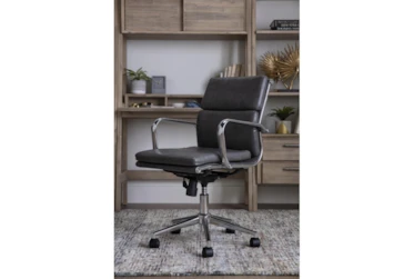 Moby Grey High Back Rolling Office Chair
