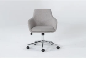 Emery Light Grey Rolling Office Chair
