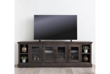 Wakefield 97" TV Stand With Glass Doors