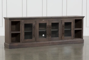 Wakefield 97 Inch TV Stand With Glass Doors