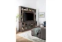 Wakefield 97" 2 Piece Wall Entertainment Center With Glass Doors - Room