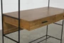 Hollis 3 Piece Desk With Wide Cabinet Piers - Detail