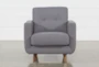 Allie Dark Grey Chair - Side