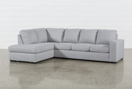 Lucy Grey 2 Piece 114" Sectional With Left Arm Facing Chaise