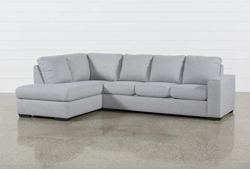 Lucy Grey 2 Piece 114" Sectional With Left Arm Facing Chaise - 360