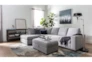 Lucy Grey 2 Piece 114" Sectional With Left Arm Facing Chaise - Room