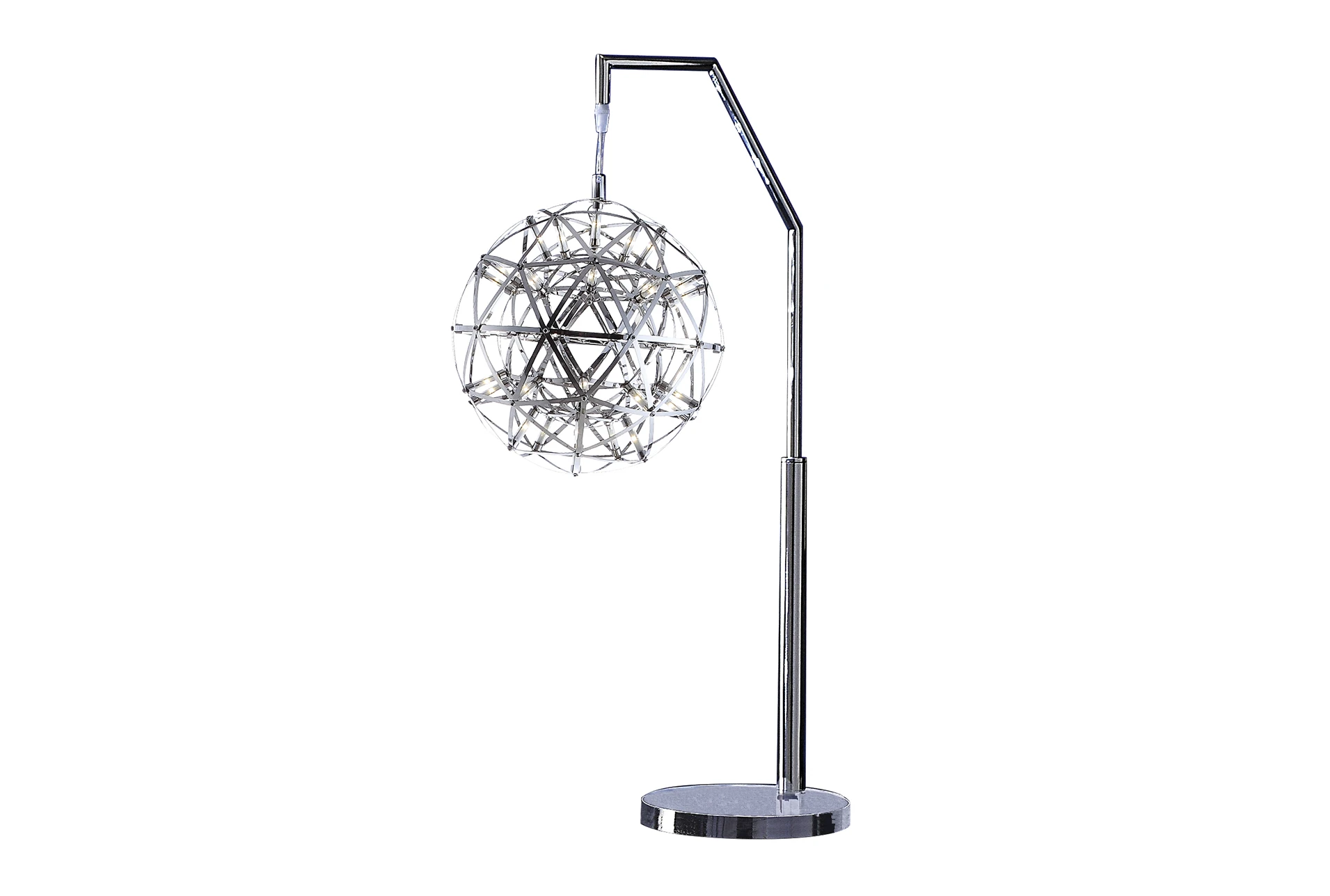32 Inch Silver Contemporary Starburst, 32 Table Lamps