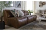 Burton Leather Armless 91" Sofa - Room